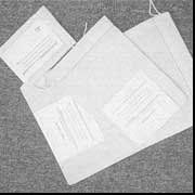 3" x 5" Cotton Drawstring Bag w/ Tag 100/Case