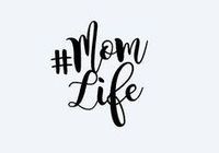 Chase Grace Studio Mom Life #Momlife Family Vinyl Decal Sticker|Black|Cars Trucks Vans SUV Jeeps Laptops Wall Art|5.5" X 5"|CGS597
