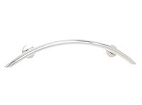 Seachrome Bathroom Grab Bar, 18 inch Stainless Steel Crescent Bar, 1 1/4-Inch Diameter, Handicap Grab Bar, Safety Rail, Satin Stainless