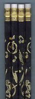 Instruments Gold Tone Pencil Pack of 10