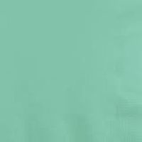Club Pack of 500 Fresh Mint Green Premium 3-Ply Disposable Paper Beverage Napkins 5"