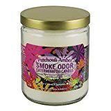 Smoke Odor Exterminator 13 oz Jar Candles Patchouli Amber, (3)