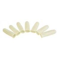 Grafco 3911-M Reinforced Latex Finger Cots, 144/box - Medium