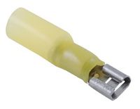 HEAT SHRINK INSULATED FEMALE DISCONNECT 12-10AWG WATERPROOF TIN PLATED BRASS 50/PKG