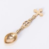 Solid Brass Traditional Cathedral Censer Incense Spoon - Thurible - Incenser (CCG-217)