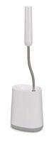 Joseph Joseph Flex Lite Toilet Brush with Extra Slim Holder Flexible Anti-Drip Head, 1 EA, Gray