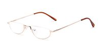 Readers.com Reading Glasses: The Lynwood Reader, Metal Round Style for Men and Women - Gold, 2.75