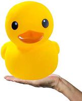 Jumbo Rubber Duck Bath Toy | Giant Ducks Big Duckie Baby Shower Birthday Party Favors 8-Inches (Large)