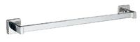 Bobrick 6737x24 304 Stainless Steel Surface Mounted Square Towel Bar, Satin Finish, 24" Length
