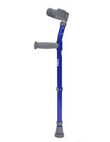 Walk Easy Pediatric Forearm Crutches 3" Half Cuff Model 574 (Pair) (Neon Pink)