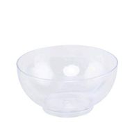 BalsaCircle 96 pcs 2 oz Clear Plastic Mini Round Bowls - Disposable Wedding Party Catering Tableware