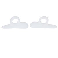 Pro11 Wellbeing Toe Crests Gel - Helps Hammer, Claw and Mallet Toes.1 Pair Two Sizes X-Large/White