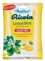 Ricola Natural Herbal Lemon Sugar Free Lozenges