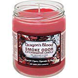 Smoke Odor Exterminator 13 oz Jar Candles Dragon's Blood, (3)