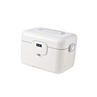 Cabilock Smart Aid Kit Dustproof Portable Medical Container Storage Organizer Box for Travel Office Home (Grey)