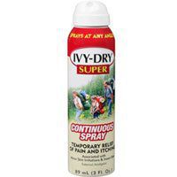 IVY-DRY Super Continuous Spray, 3 oz (Pack of 4)