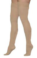 Surgical Weight Hose,Thigh Length, Closed Toe, 20-30 mmHg, Beige, Medium, 1 Pair