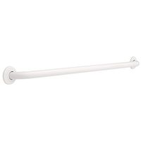 Franklin Brass 5742W 1-1/4-Inch x 42-Inch Concealed Mount Safety Bath and Shower Grab Bar, White