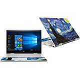 MightySkins Skin Compatible with HP Envy x360 Convertible 15" (2018) - Starry Night | Protective, Durable, and Unique Vinyl Decal wrap Cover | Easy to Apply, Remove | Made in The USA