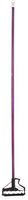 Carlisle 4166468 Commercial Side-Gate Fiberglass Wet Mop Handle, 60", Purple (Pack of 12)