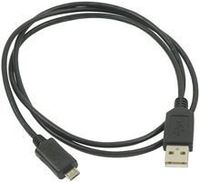 L-COM CSMUAMICB-1M COMPUTER CABLE, USB, 1M, BLACK (1 piece)