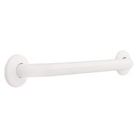 Franklin Brass 5718W 1-1/4-Inch x 18-Inch Concealed Mount Safety Bath and Shower Grab Bar, White