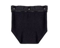 OstomyPockets Black-Snap on Pocket Snaps onto Your OWN Lightweight Underwear. Supports ostomy Bag and Protects Skin; Also Great for Sleeping; Soft Wicking Fabric; Underwear NOT Included