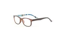 Readerest Blue Light Blocking Reading Glasses, UV Protection and Anti-Reflective Lenses, Spring Hinge Computer Reading Glasses, Multi-Style (Brown/Blue, 0.00)