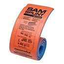 SAM Rolled Splint 36", Orange/Blue (4 Pack)