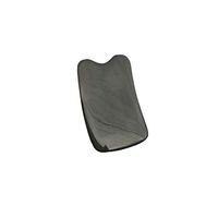Healifty Gua Sha Scraping Massage Tools Natural Buffalo Horn Guasha Board for SPA Acupuncture Trigger Point Treatment on Face Body Black