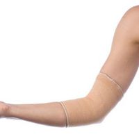BodySport Slip-On Elbow Compression Sleeve Size Medium