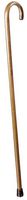 Lumex Standard Wooden Canes, 1" x 42", Walnut, 6/cs