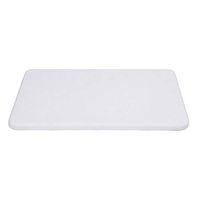GHHZZQ Bathroom Rugs 2.5 cm Thick Quick Drying Non-Slip Bathtub Mat Super Absorbent Diatomite Kitchen Foot Pad, 4 Colors, 50x30cm (Color : White, Size : 50x30cm)