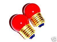 Darkroom Safelight Bulb for a Safe Working Glow in The Photographic or Medical Darkrooms. Set of 2!