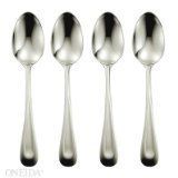 Oneida Satin Sand Dune Everyday Flatware Teaspoons, Set of 4