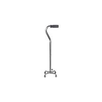 Small Base Quad Cane, McKesson, Steel 30 to 39 Inch Height Chrome, 146-10301F-4 - Case of 4
