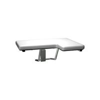 American Specialties Folding Shower Seat Seat: Left Hand, Seat Construction: Stainless Steel