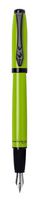 Platignum Studio Fountain Pen in Lime Green with Blue Ink and Gift Box