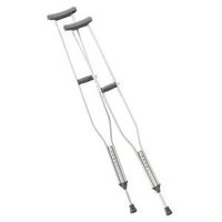 ZCHCA901TLPK - Cardinal Health Adult Crutches, Tall, Push Button, Adjustable, 70 - 78