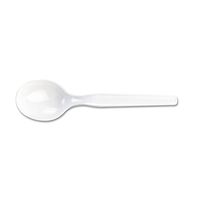 Plastic Cutlery Heavy Mediumweight Soup Spoon 100 Pieces/Box