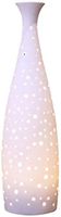 BWGHBH Ceramic Essential Oil Diffuser, Decorative Aromatherapy Humidifier w/Hand-Crafed White Porcelain Vase Cover & Pretty LED Light, Premium Birthday Gift for Women/Men