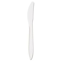 General Supply PPKN Medium-Weight Cutlery Knife White 1000/Carton