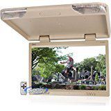 Absolute PFL-2500IRC 25-Inches TFT LCD Overhead Flip Down Monitor with Built-in IR transmitter and Remote Control (Cream)