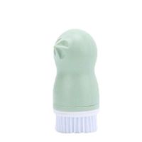 Fruit and Vegetable Brush, BESTHINKY Cute Bird Shaped Potato Scrubber Scrub Cleaning Brushes with Eye Remover (Green)