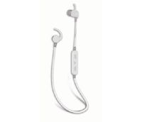 Maxell Noise Isolating Bluetooth Wireless Earfin Earbuds with Microphone, Lightweight and Designed for Comfort While Running, Jogging, Lifting, 4+ Hours of Battery Life, White (199743)