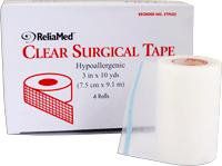 ReliaMed 2" X 10 yds. Tape, Clear Plastic