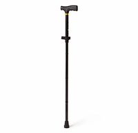 Medline Folding Cane, Black