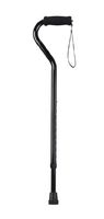 Drive Foam Grip Offset Handle Walking Cane, Black, Model - RTL10306