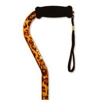 Walking Cane Leopard. This Walking Stick Cane has Push Button Height ajustment and a Weight Capacity of 250 lbs.