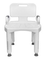 McKesson Bath Bench 21-1/4 Inch Seat Width 350 lbs. Weight Capacity